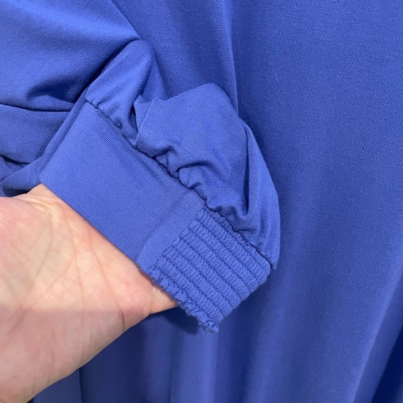 Chico's Vibrant Periwinkle Blouse - Picture 3 of 5